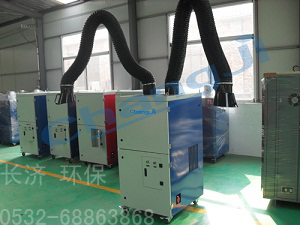 山東淄博車間電焊粉塵處理機(jī)，移動(dòng)式焊接煙塵凈化器