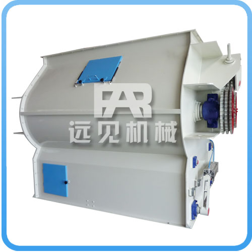 牛羊飼料混合機(jī)，雙軸貝殼狀混合機(jī)，飼料機(jī)械
