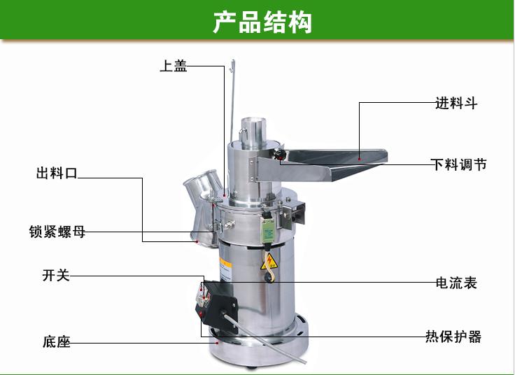 流水式中藥粉碎機(jī)價格,田七小型粉碎機(jī),中藥材推薦粉碎機(jī)