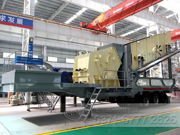 車載式移動破碎篩沙一體機(jī)省時省錢、一站多用WYL79