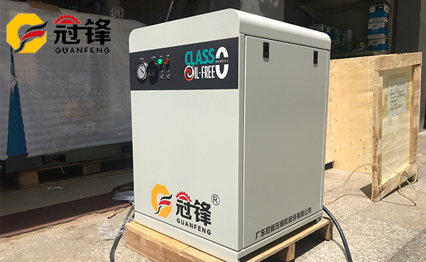 購(gòu)買(mǎi)靜音無(wú)油空壓機(jī) 專業(yè)冠鋒品牌空壓機(jī) 環(huán)保低噪音
