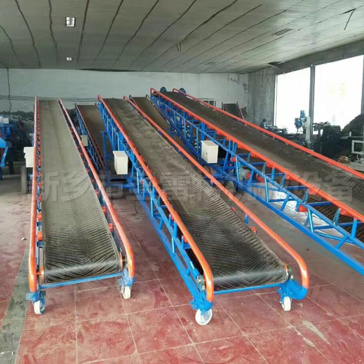 水泥裝車輸送機,8米10米12米長皮帶輸送機廠家