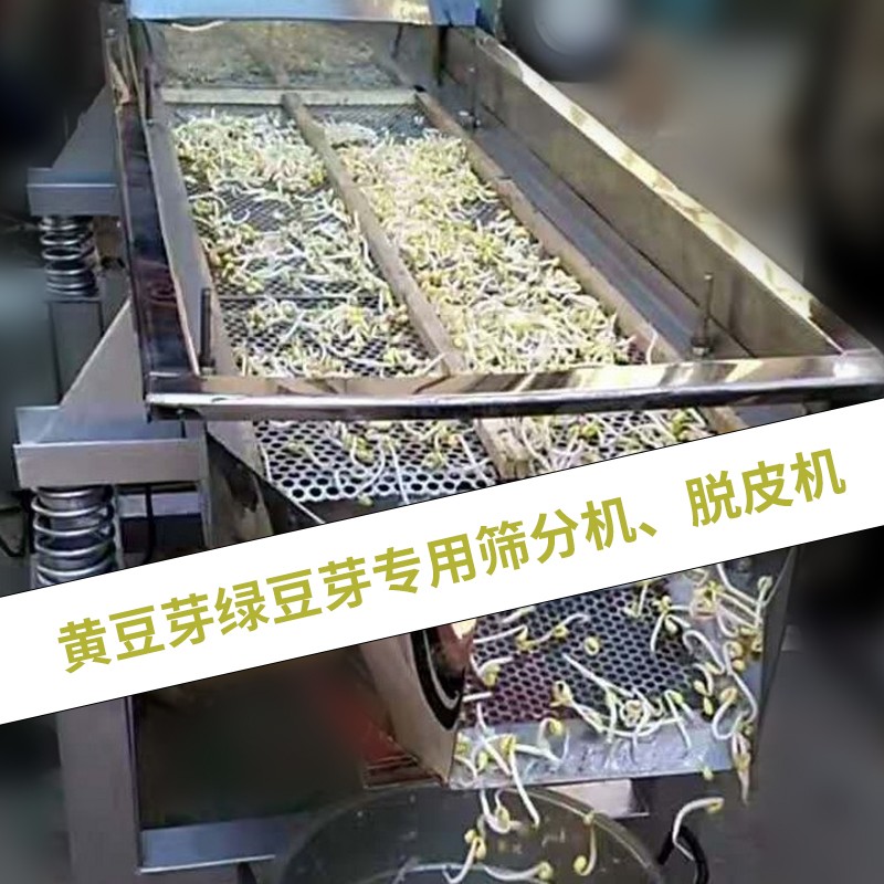 			 豆芽去皮機圖片工作原理|不銹鋼豆芽去皮機			 