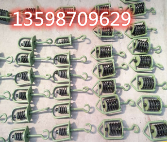 			 電機(jī)震動(dòng)給料機(jī)減震器橡膠彈簧吊掛鉤子			 
