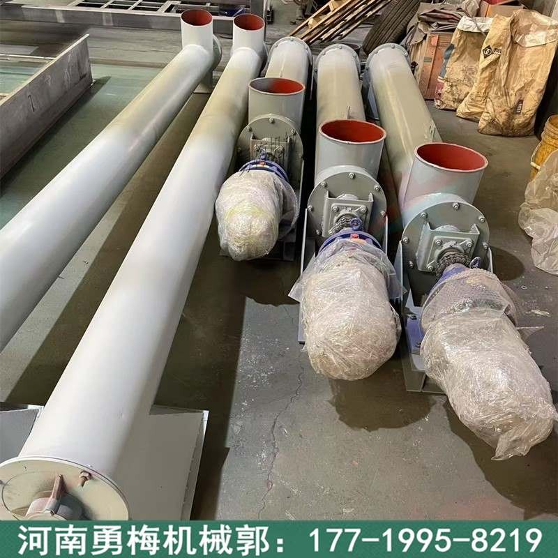 污水處理管式螺旋輸送機(jī) 泥巴石頭螺桿推送機(jī)