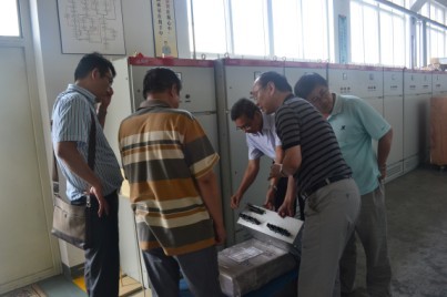 鄭州煤炭設計院及青海鹽湖選煤廠領導