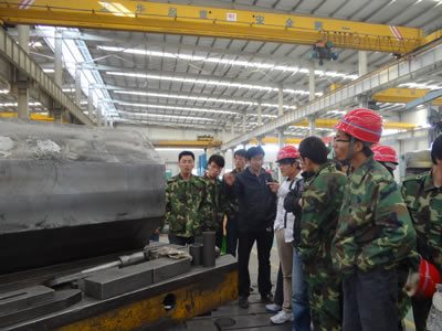 洛陽大華重機(jī)大件車間、機(jī)加車間,金構(gòu)和裝配車間培訓(xùn)