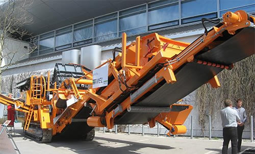 Rockster移動破碎站獨家專利雙套更換技術(shù)亮相bauma 2013