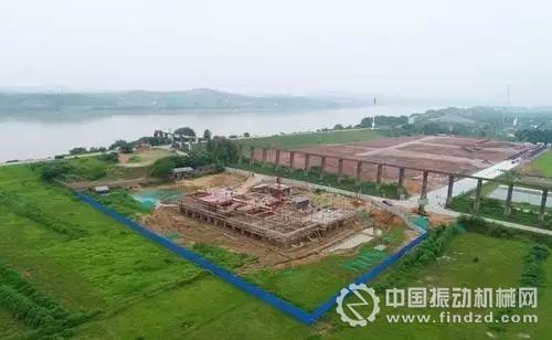建設(shè)中的天元區(qū)新建砂場(chǎng)