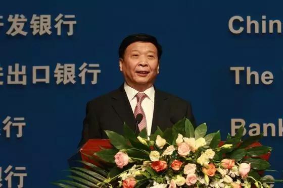 圖為國(guó)土資源部部長(zhǎng)、2017中國(guó)國(guó)際礦業(yè)大會(huì)組委會(huì)主席姜大明致辭。