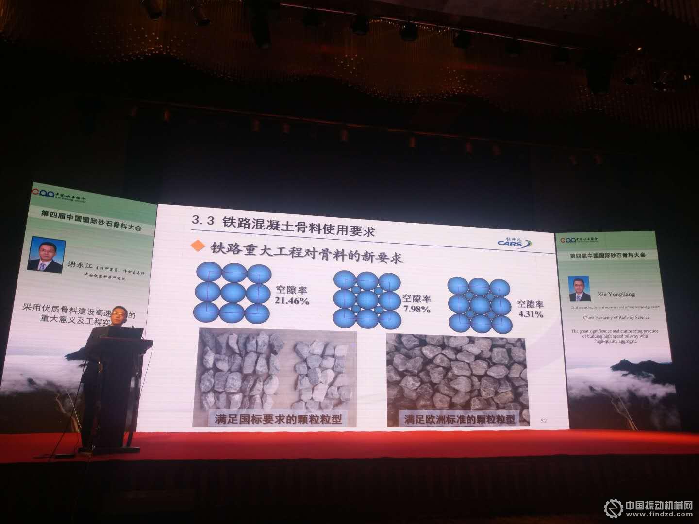 《采用優(yōu)質骨料建設高速鐵路的重大意義及工程實踐》特邀報告