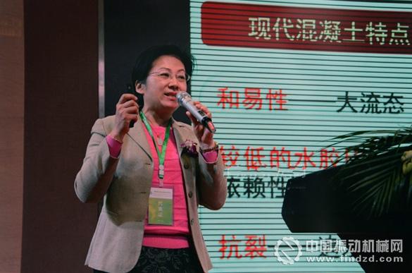 北京科技大學教授劉娟紅作《高品質(zhì)骨料與現(xiàn)代混凝土》報告