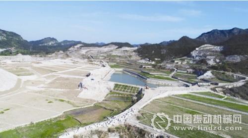 天臺石溪片廢棄礦整治航拍照片